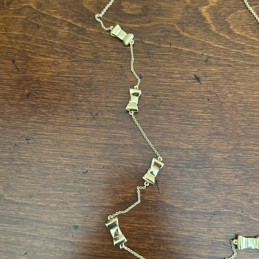 Kate Spade Gold Bow Necklace - Picture 5 of 9